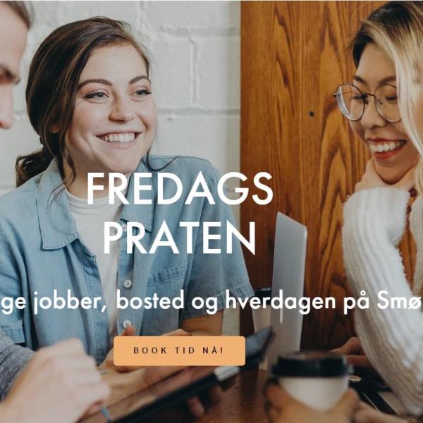 prate gruppe folk glad