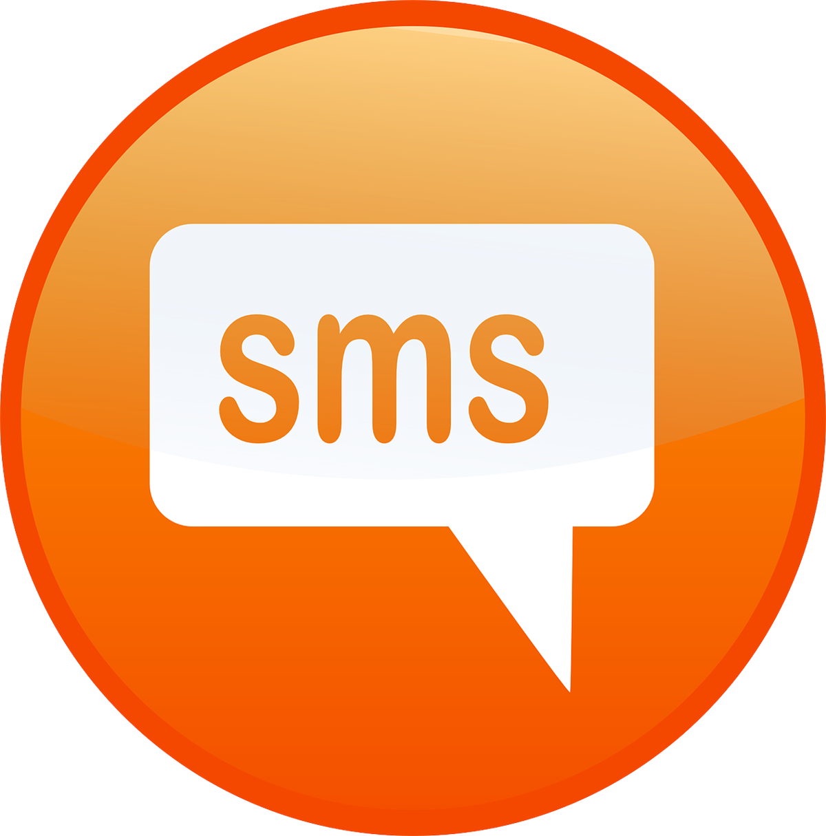 Bilde av tekstboble med bokstavene SMS - Klikk for stort bilde