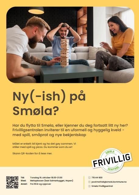 Plakat for arrangementet. Samme informasjon som i teksten. - Klikk for stort bilde