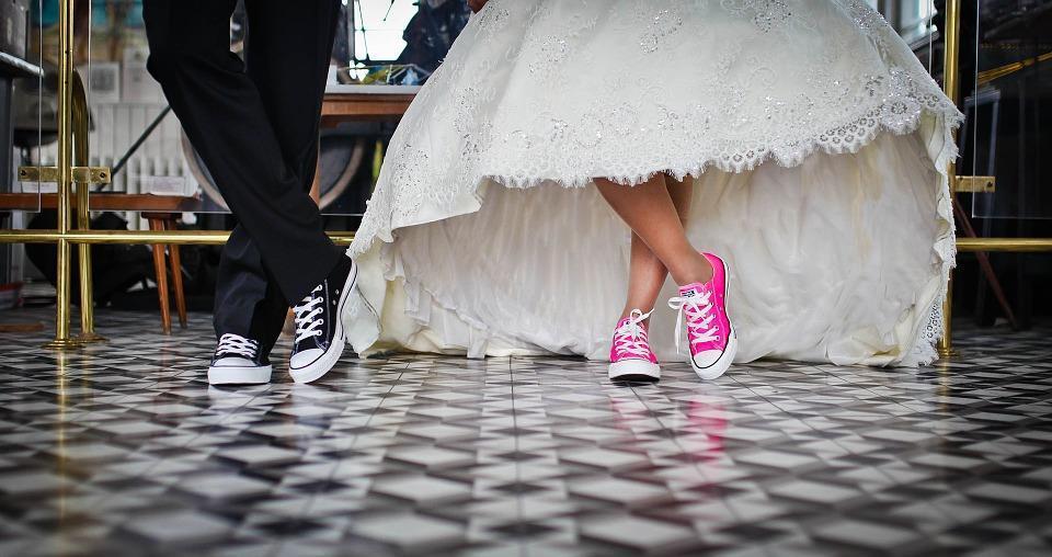 Bryllup converse-sko - Klikk for stort bilde